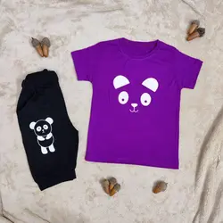 تیشرت شلوارک پاندا | تیشرت شلوارک چشم و ابرو | فروشگاه بلوط