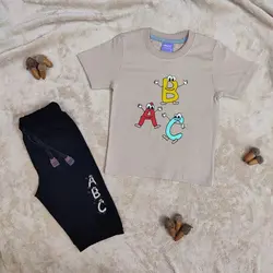 تیشرت شلوارک ABC | لباس الفبا | فروشگاه بلوط