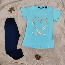 تیشرت شلوار لاو استوری | لباس عشق | فروشگاه بلوط