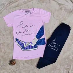 تیشرت شلوار کفش | لباس دخترانه سایز بزرگ | فروشگاه بلوط