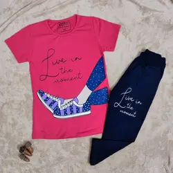 تیشرت شلوار کفش | لباس دخترانه سایز بزرگ | فروشگاه بلوط