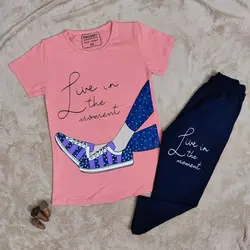 تیشرت شلوار کفش | لباس دخترانه سایز بزرگ | فروشگاه بلوط