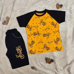 تیشرت شلوارک Bicycle | لباس کودک دوچرخه | فروشگاه بلوط