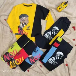 بلوز شلوار  سرخ پوست | لباس بچه بلوط | لباس پسرانه