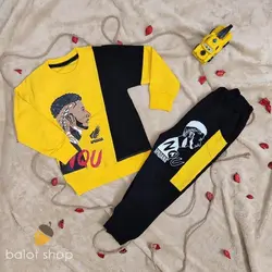 بلوز شلوار  سرخ پوست | لباس بچه بلوط | لباس پسرانه