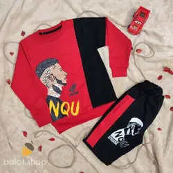 بلوز شلوار  سرخ پوست | لباس بچه بلوط | لباس پسرانه