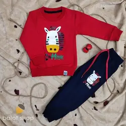 بلوز شلوار اسب | لباس بچه بلوط | لباس پسرانه | لباس دخترانه