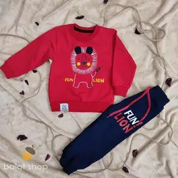 بلوز شلوار شیر | لباس بچه بلوط | لباس پسرانه | لباس دخترانه