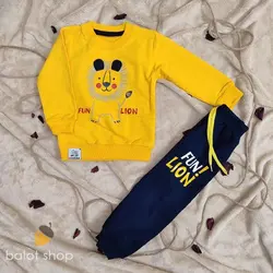 بلوز شلوار شیر | لباس بچه بلوط | لباس پسرانه | لباس دخترانه