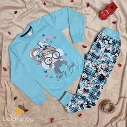 بلوز شلوار کژال | لباس بچه بلوط | لباس پسرانه | لباس دخترانه