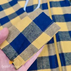 پیراهن چهارخونه | لباس بچه بلوط | لباس پسرانه | لباس دخترانه