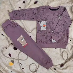 بلوز شلوار خرس | لباس بچه بلوط | لباس پسرانه | لباس دخترانه