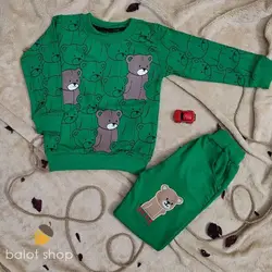 بلوز شلوار خرس | لباس بچه بلوط | لباس پسرانه | لباس دخترانه