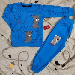 بلوز شلوار خرس | لباس بچه بلوط | لباس پسرانه | لباس دخترانه