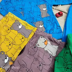 بلوز شلوار خرس | لباس بچه بلوط | لباس پسرانه | لباس دخترانه