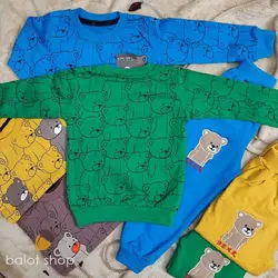 بلوز شلوار خرس | لباس بچه بلوط | لباس پسرانه | لباس دخترانه