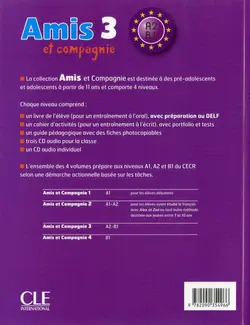 کتاب Amis et compagnie 3 + Cahier +CD