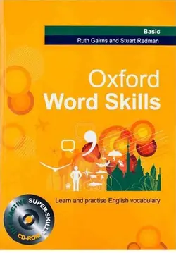 Oxford Word Skills Basic+cd کتاب اکسفرد ورد اسکیل بیسیک وزیری ( سایز کوچک )