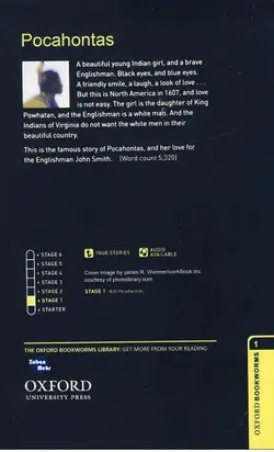 کتاب Pocahontas Level 1 Oxford Bookworms Library +CD