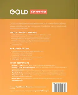 Gold B1+Pre First New Edition Coursebook +EXAM MAXIMISER+CD کتاب گلد پری فرست جدید