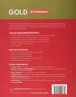 Gold B1 Preliminary New Edition Coursebook+Exam Maximiser+CD کتاب گلد پریلمینری جدید