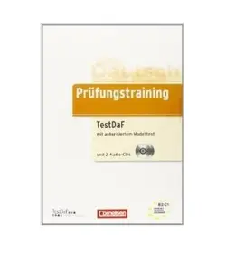 Prufungstraining DaF B2 C1 TestDaF Ubungsbuch mit autorisiertem Modelltest und CDs +cd