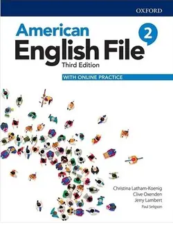 کتاب American English file 2 3rd ، ( کتاب امریکن انگلیش فایل 2 ویرایش سوم اندازه وزیری )