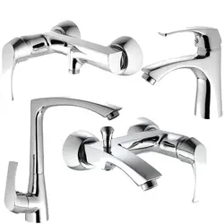 ست چهارتیکه شیرآلات البرز روز مدل یونیک