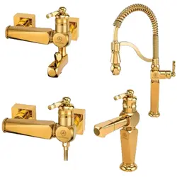 ست چهارتیکه شیرالات قهرمان مدل ارس طلایی