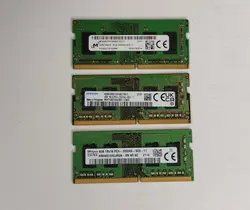 رم لپ تاپ 4 گیگ DDR4 باس 3200 چیپ میکرو MICRO