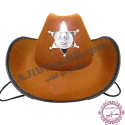 کلاه کابویی گاوچران (مدل کلانتر)