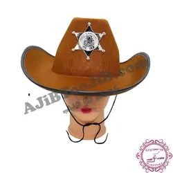 کلاه کابویی گاوچران (مدل کلانتر)