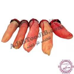 انگشتان بریده خونی (هالووین)