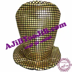 کلاه بلند دلقک طلایی