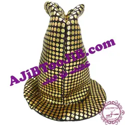 کلاه بلند دلقک طلایی