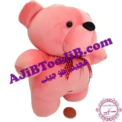 عروسک خرس کپل صورتی