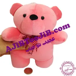 عروسک خرس کپل صورتی