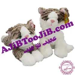 عروسک گربه ملوس پشمالوی بزرگ