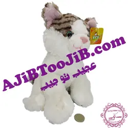 عروسک گربه ملوس پشمالوی بزرگ