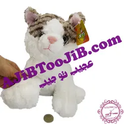 عروسک گربه ملوس پشمالوی بزرگ