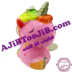 آویز پونی های اسفنجی رنگین کمان (معطر)