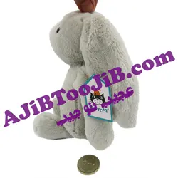 عروسک خرگوش جلی کت بامزه (سایز کوچک)