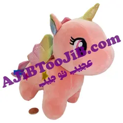 پونی اسب شاخدار بال رنگین کمان (سایز بزرگ)