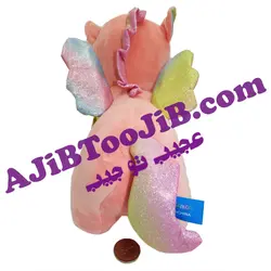 پونی اسب شاخدار بال رنگین کمان (سایز بزرگ)