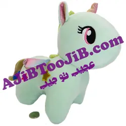 پونی اسب شاخدار بال رنگین کمان (سایز بزرگ)