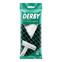 خودتراش یک لبه مدل DB01 بسته 5 عددی دربی - medbase.ir