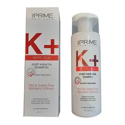 شامپو فاقد سولفات موهای کراتینه شده پریم مدل +K حجم 250 میلی لیتر - medbase.ir
