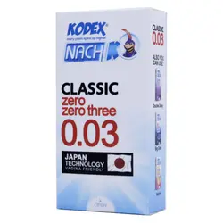 کاندوم کدکس مدل Classic 0.03 بسته 10 عددی - medbase.ir