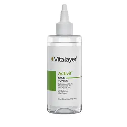 تونر پاک کننده صورت ویتالیر مدل اکتی ویت ۲۰۰ میلی لیتر - medbase.ir