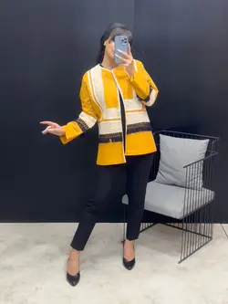 مانتو کوتاه عروسکی فلورا - فروشگاه لباس زنانه سلین